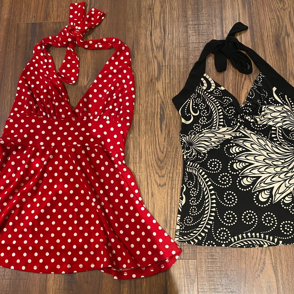 Two sexy open back forever 21 top, can go any outfit.